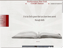 Tablet Screenshot of nwcogbfdistrict.org